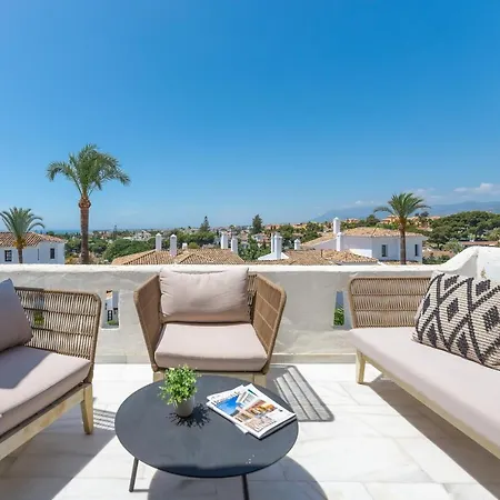 Vacation I Aldea Blanca, Luxury Duplex, Sea View, Walking Distance To Puerto Banus Marbella