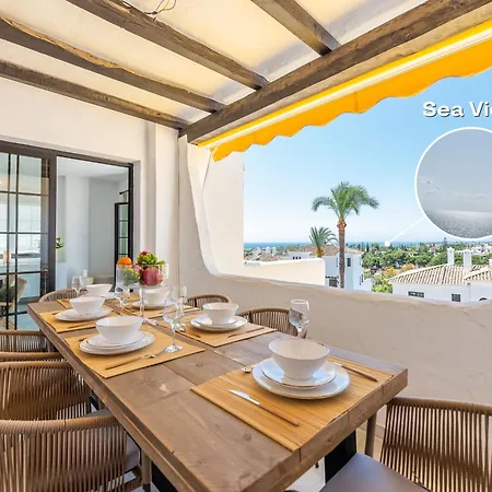 Vacation I Aldea Blanca, Luxury Duplex, Sea View, Walking Distance To Puerto Banus *
